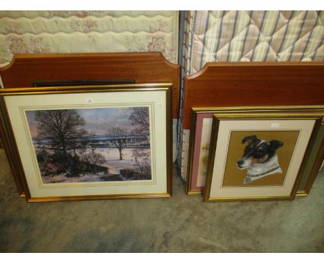James McIntosh Patrick Signed Print and 5 Other Pictures 