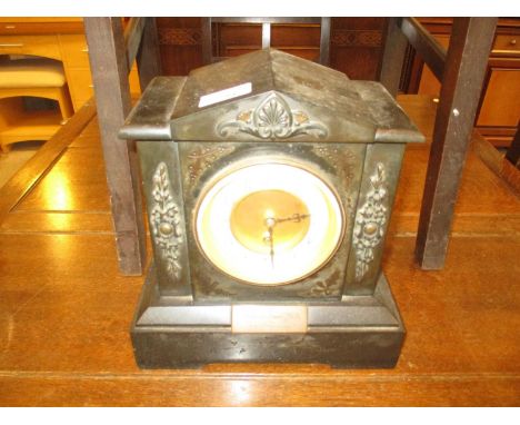 1899 Slate Case Presentation Mantel Clock 