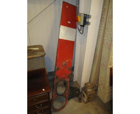 Vintage Railway Signal Arm and Lantern 
