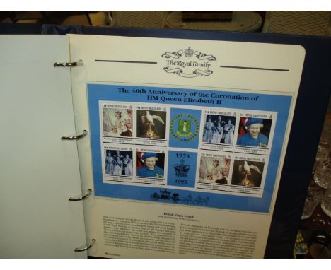 Five Albums of Stamps, Postcards, First Day Covers, Coin Covers etc 