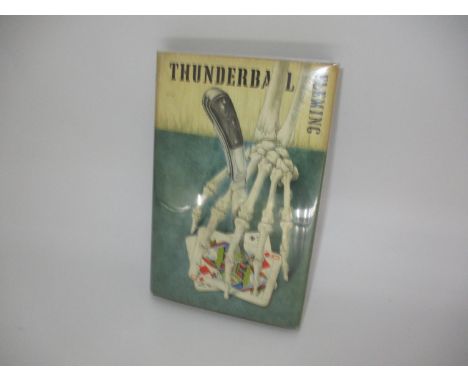 Ian Fleming, Thunderball, London 1961,  First Edition of Fleming's Ninth Bond Thriller, original black paper boards, original