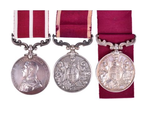 The Meritorious Service Medal to Private A. J. Scott, 1st (Garrison) Battalion South Staffordshire Regiment, George V (204641