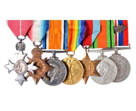 The Russian Intervention MBE group of seven medals to Major General David Robertson Duguid, C.B., M.B.E., Royal Army Ordnance