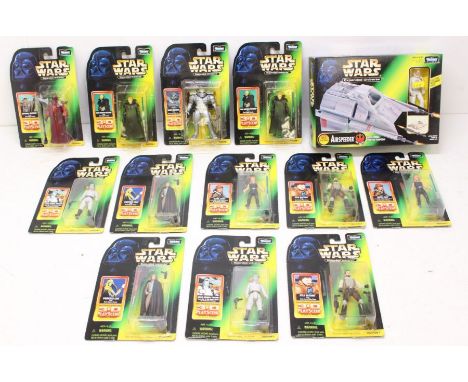 Star Wars: A collection of 12 assorted Star Wars: The Expanded Universe carded figures to include: Mara Jade, Clone Emperor P