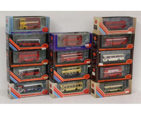 EFE: A collection of fourteen boxed Exclusive First Edition (EFE) buses. All appear to have never been opened. Some creasing 