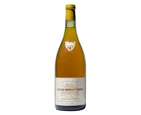 1 magnum Chassagne-Montrachet 1er Cru Morgeot 1971 Cote de Beaune. Delagrange-Bachelet Worn capsule. Lightly bin-soiled label