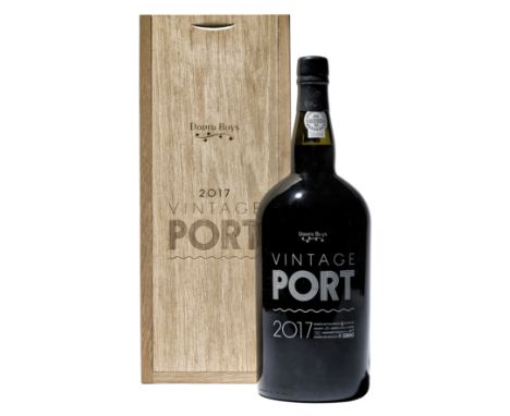 1 magnum Douro Boys Vintage Port 2017 Douro In original wooden case. A blend of 2017 Vintage Ports from Niepoort, Quinta do V