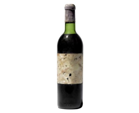 1 bottle Chateau Margaux Believed 1978 Margaux, 1er cru classe Corroded capsule. Very faded label, vintage not visible. Level