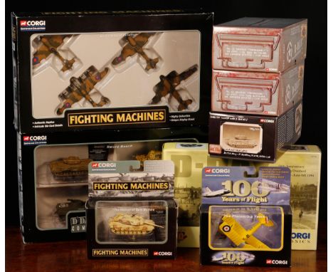 Corgi Showcase Collection CSFS10004 four piece Battle of Britain Memorial Flight set, window boxed; Corgi Showcase Collection