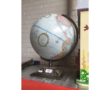 A terrestial globe 