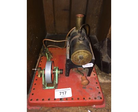A Mamod stationary steam engine 
