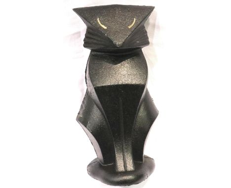 Cast iron Art Deco cat doorstop , H: 26 cm. P&amp;P Group 2 (£18+VAT for the first lot and £3+VAT for subsequent lots) 