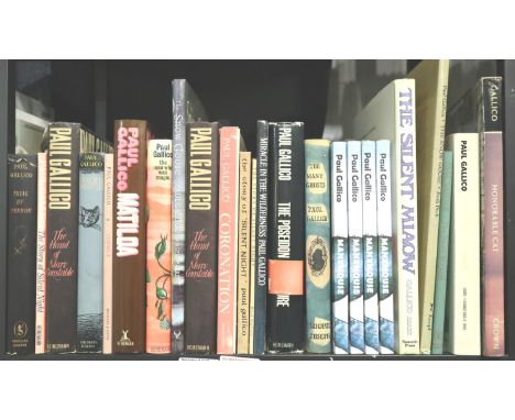 Shelf of books by Paul Gallico to include first edition the Poseidon adventure. P&amp;P Group 3 (£25+VAT for the first lot an