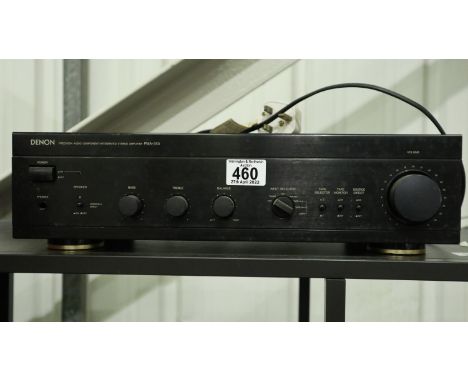 Denon PMA-350 stereo amplifier. P&P Group 3 (£25+VAT for the first lot and £5+VAT for subsequent lots)All electrical items in