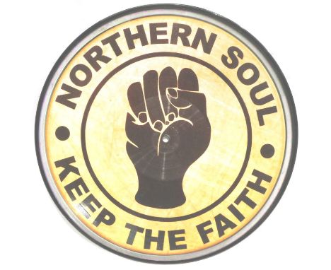 Northern Soul picture disc Keep The Faith limited edition 500 only. P&amp;P Group 2 (£18+VAT for the first lot and £3+VAT for