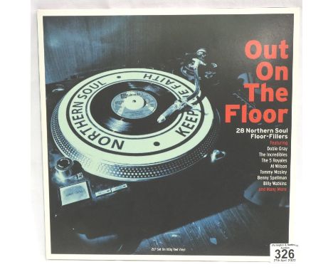 Northern Soul limited edition LP, Out On The Floor, red vinyl. P&amp;P Group 1 (£14+VAT for the first lot and £1+VAT for subs