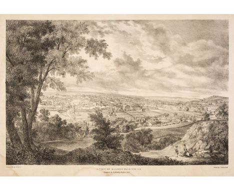 Halifax. Horner (John), A View of Halifax from the S. E. N. Whitley, Halifax, 1822, uncoloured lithograph, slight water and d