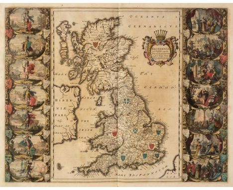 Blaeu (Johannes &amp; Guillaume). Theatrum Orbis Terrarum sive Atlas Novus pars Quarta [England &amp; Wales] Amsterdam, apud 