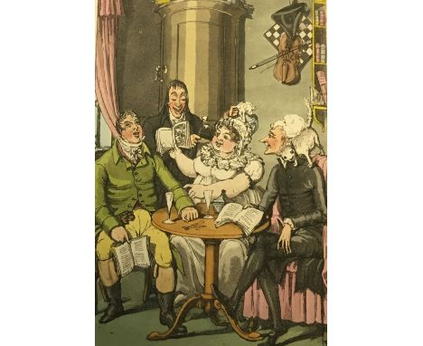 Rowlandson (Thomas, illustrator). Doctor Syntax in Paris, or a Tour in Search of the Grotesque, 1st edition, London: for W. W