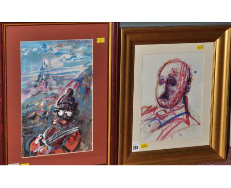 Antoni Sulek
"PORTRAIT OF A GENTLEMAN"
signed and dated '76; signed and dated 1976 verso
felt tip pen
24 x 19cms; 9 1/2 x 7 1