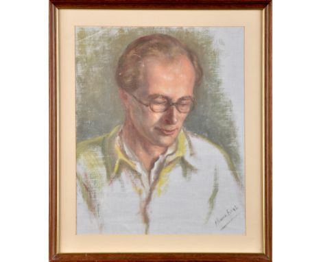 Honor Earl
A PORTRAIT OF RUPERT CRAWSHAY-WILLIAMS
signed
oil on canvas laid on board
40.5 x 33cms; 16 x 13in.

Rupert Crawsha