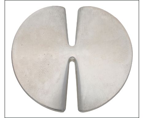 Georg Jensen: A Danish silver brooch designed by Nanna Ditzel, circa 1967, of abstract leaf form, London import marks for 196