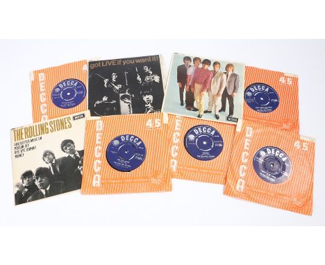 The Rolling Stones - 3 x EPs &amp; 5 x 7" singles. The Rolling Stones s/t DFE 8560. Got LIVE If You Want It, DFE 8620. Five B