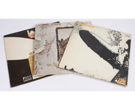 3 x Led Zeppelin LPs. Led Zeppelin, (Atlantic SD 19126). 11, (K 40037). 1V, (K 50008). 