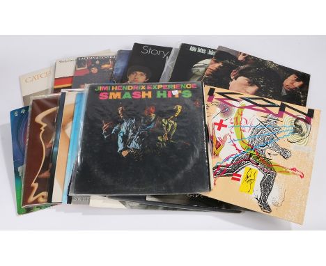 Quantity of 1960s/70s/80s LPs (approx 25) to include Jimi Hendrix Experience - Smash Hits. The Rolling Stones (2) Out Of Our 