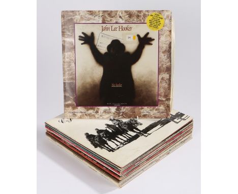 18 x Mixed 1970s/80s LPs to include Country Joe And The Fish - CJ Fish. The Band - S/T. John Lee Hooker - The Healer. Judy Co