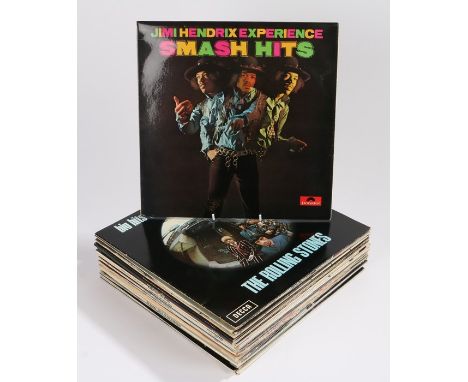 Mixed Collection of 1960s / 70s artists LPs (app 20) to include Jimi Hendrix - Smash Hits. John Lennon (2) Wings (3) The Beat