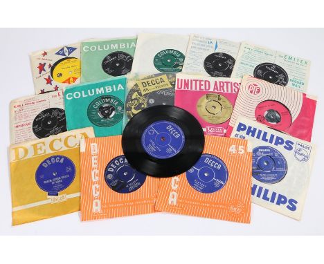 Quantity of 1960s 7" Singles (approx 15) to include 4 x Australian singles The Tornadoes, Kathy Kirby, Billy Joe &amp; The Ch