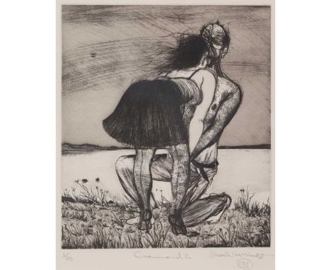 § JOCK MCFADYEN (SCOTTISH 1950-) CRAMOND 2 - 1992 Etching, 1/30, signed, titled, numbered and dated in pencil to marginDimens