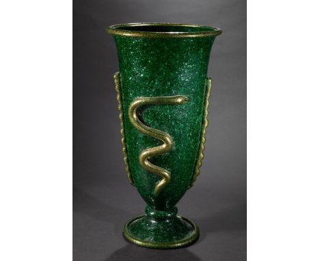 Napoleone Martinuzzi, Venini, Vase Pulegoso con SerpenteNapoleone MartinuzziVenini &amp; C., MuranoDesign 1930Vase Pulegoso c