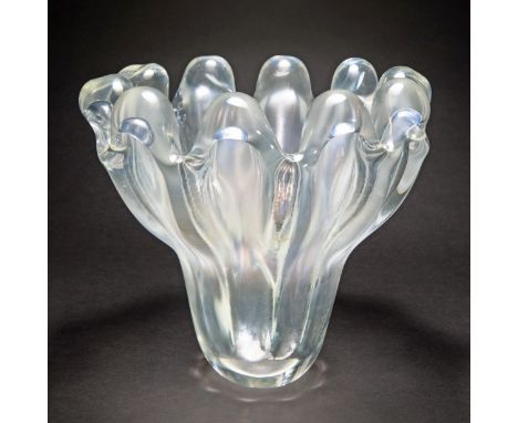 Ercole Barovier, Barovier &amp; Toso, Schale/ Vase a grosse costolatureErcole BarovierBarovier &amp; Toso, MuranoDesign 1942S