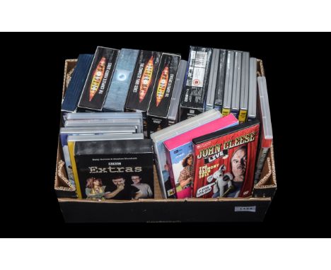 Doctor Who Interest - Large collection of Doctor Who box set DVDs, together with Only Fools and Horses DVDs and other comedy 