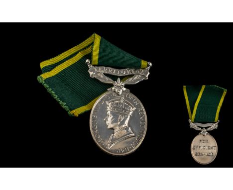 Territorial Efficiency Medal, Awarded To 1467374 CFN R G MITCHENER R E M E.