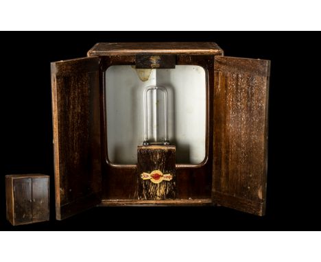 Antique Sun Lamp In Wooden Fitted Box, Compartment for Plug to Rear. Company Name Riviera Sun Lamp. Please See Photo. 