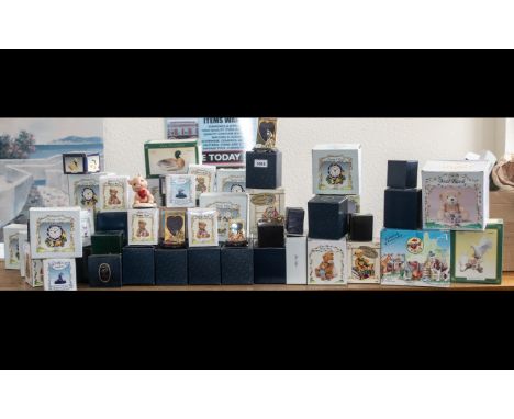 Large Collection of Boxed Gifts &amp; Novelty Items, comprising ceramic Teddy Bears, Fairy Clocks, Regency Fine Arts, Rabbits