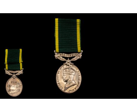 Territorial Efficiency Medal, Awarded To 918123 BDR G R PLANR R.A.  