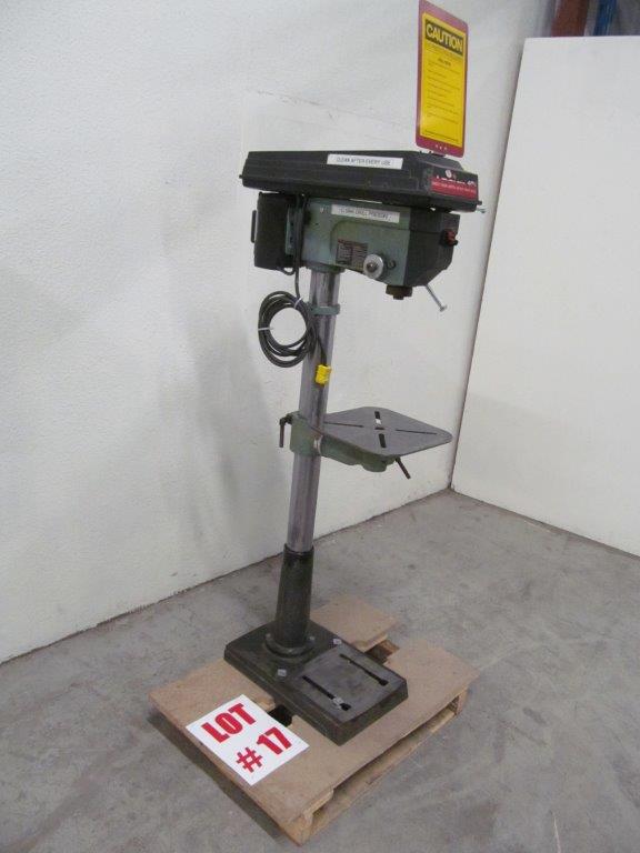 DELTA PEDESTAL DRILL PRESS, MODEL 17901 16 1/2'' 1/2HP, 115V/1PH/60C