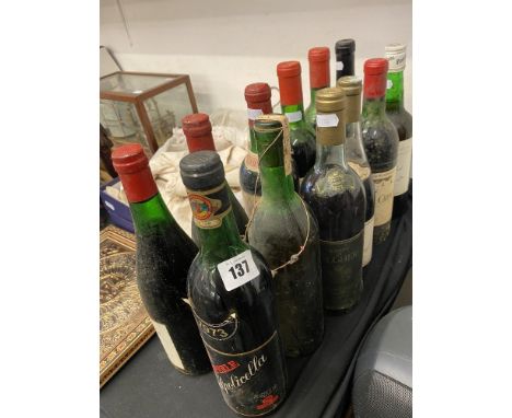 A qty of vintage wine, 1960's-1970's