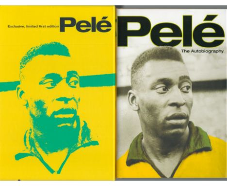 Pele The Autobiography first edition 2006 limited edition 635/1000 hardback book. Good condition. All autographs are genuine 