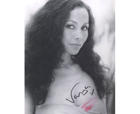 007 James Bond actress and Page 3 topless model VANYA signed and kissed 8x10 photo! She has personally kissed this making it 