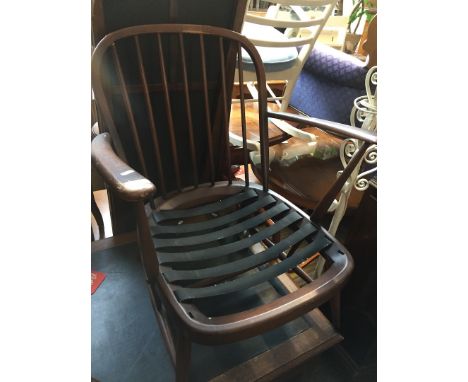 An Ercol windsor chair frame 