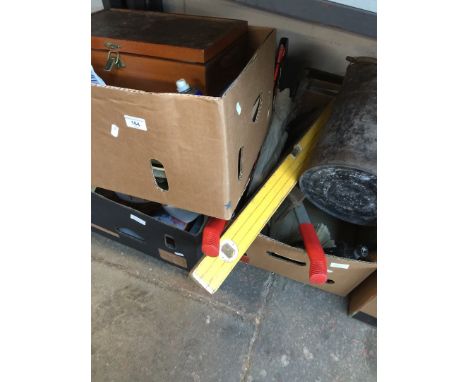 3 boxes of misc tools 