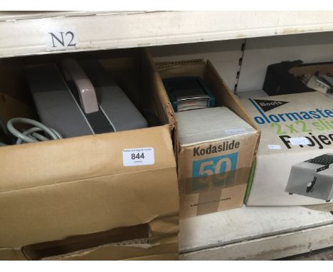 Projector, Kodaslide 50 and a Colourmaster slide projector 