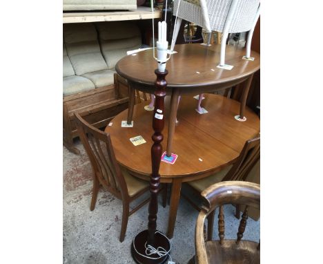 A standard lamp 