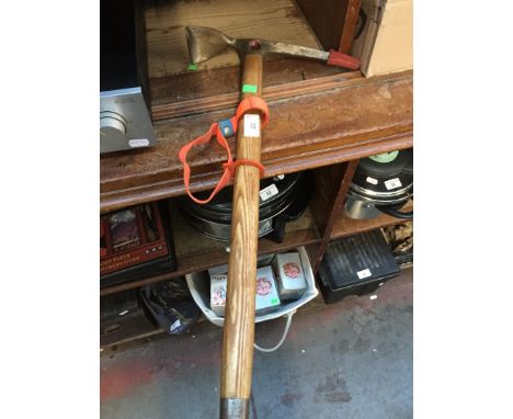 An ice axe 