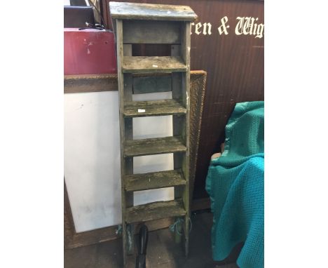 Wooden step ladders 